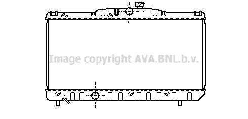 фото Радиатор охлаждения двигателя ava quality cooling to2117