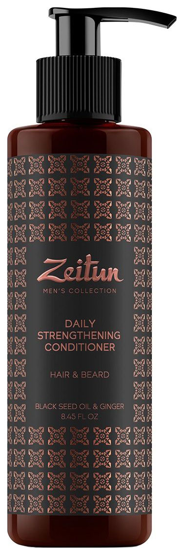 фото Бальзам для волос zeitun black seed oil & ginger daily strengthening 250 мл