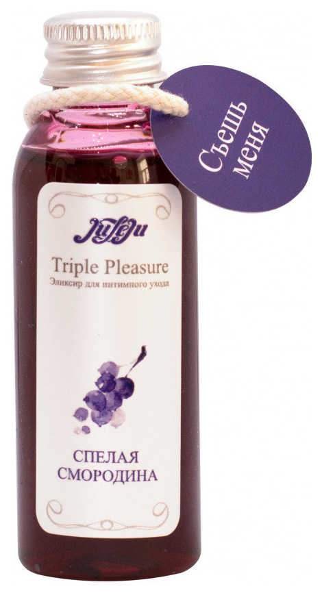 фото Гель-смазка triple pleasure спелая смородина 65 г juleju