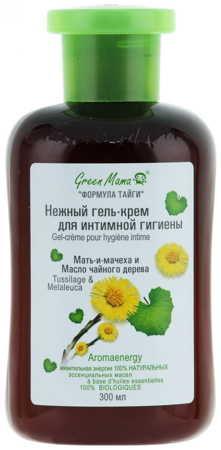 Гель для интимной гигиены Green Mama Мать-и-мачеха и масло чайного дерева 300 мл