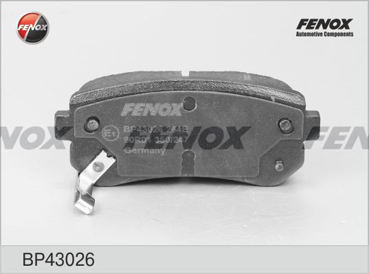 

Тормозные колодки FENOX дисковые BP43026