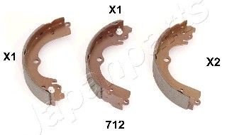 

Комплект тормозных колодок JAPANPARTS GF-712AF