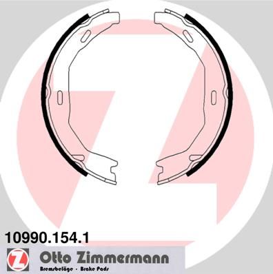 

Тормозные колодки ZIMMERMANN стояночного тормоза 109901541