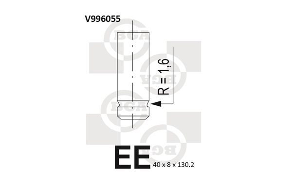 

Впускной клапан BGA V996055