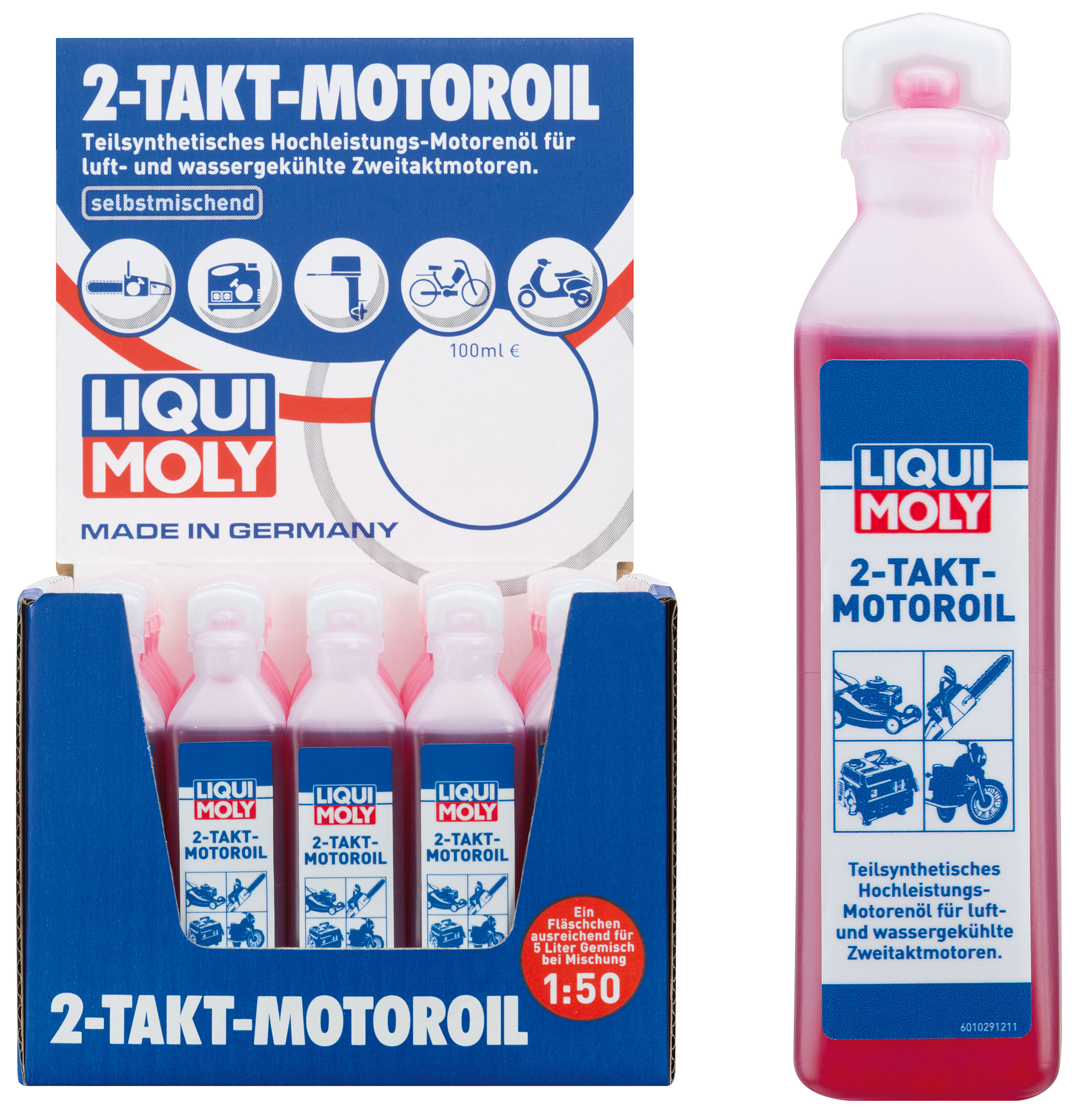 Моторное масло Liqui Moly Motorbike Racing 2T TC 5W30 1 л