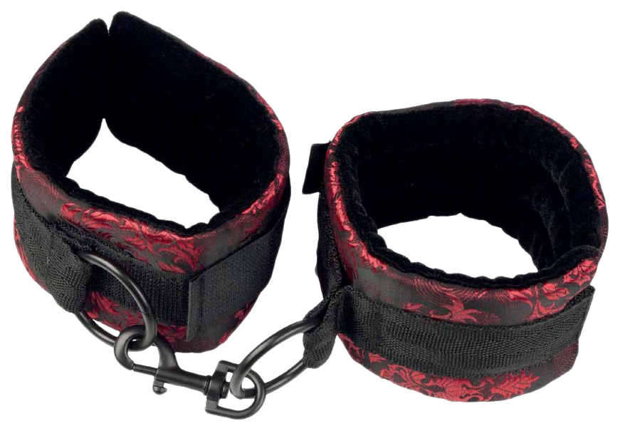 фото Наручники california exotic novelties scandal universal cuffs атласные с цепью