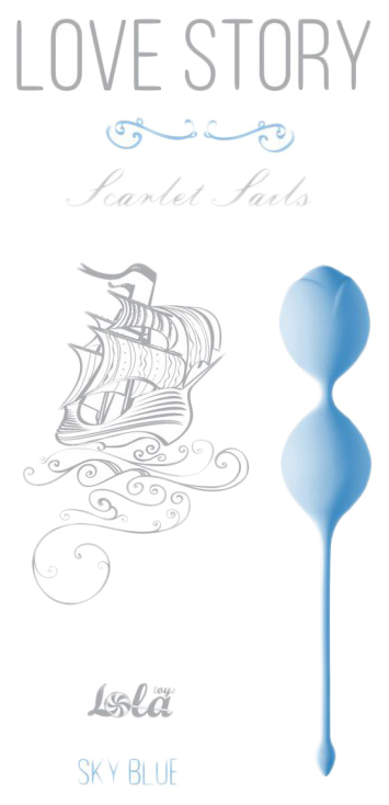 Голубые вагинальные шарики Scarlet Sails