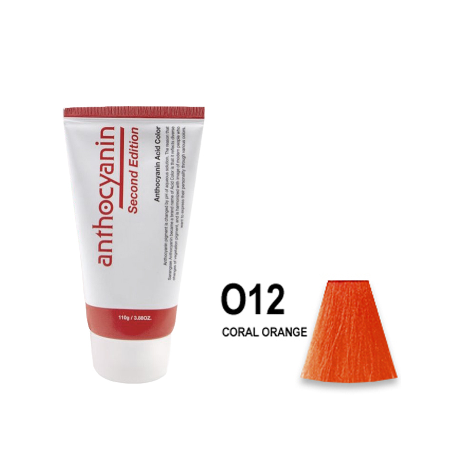 Краска для волос ANTHOCYANIN 110 O12 - Coral Orange