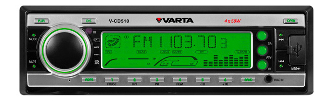 

Автомобильная магнитола Varta Varta V-CD510 Silver G, Varta V-CD510 Silver G