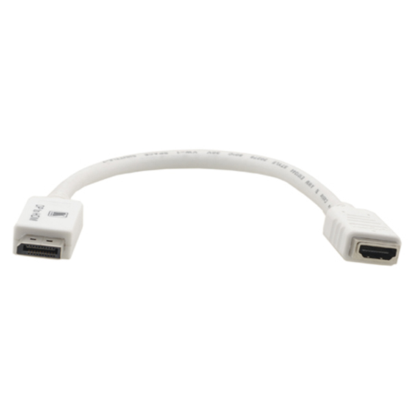 фото Адаптер kramer displayport-hdmi, m-m white (adc-dpm/hf)