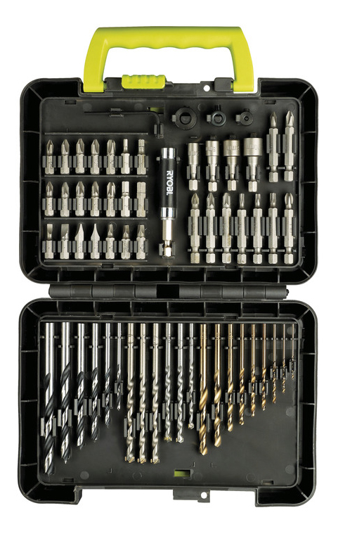 

Наборы бит и сверл для дрелей, шуруповертов Ryobi RAK60DDF 60pcs Drill Drive Kit, RAK60DDF 60pcs Drill Drive Kit
