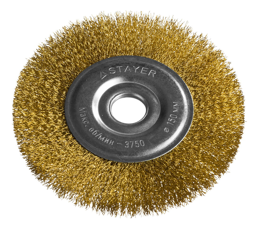 Дисковая кордщетка для угловых шлифмашин Stayer 35122-150 дисковая щетка stayer