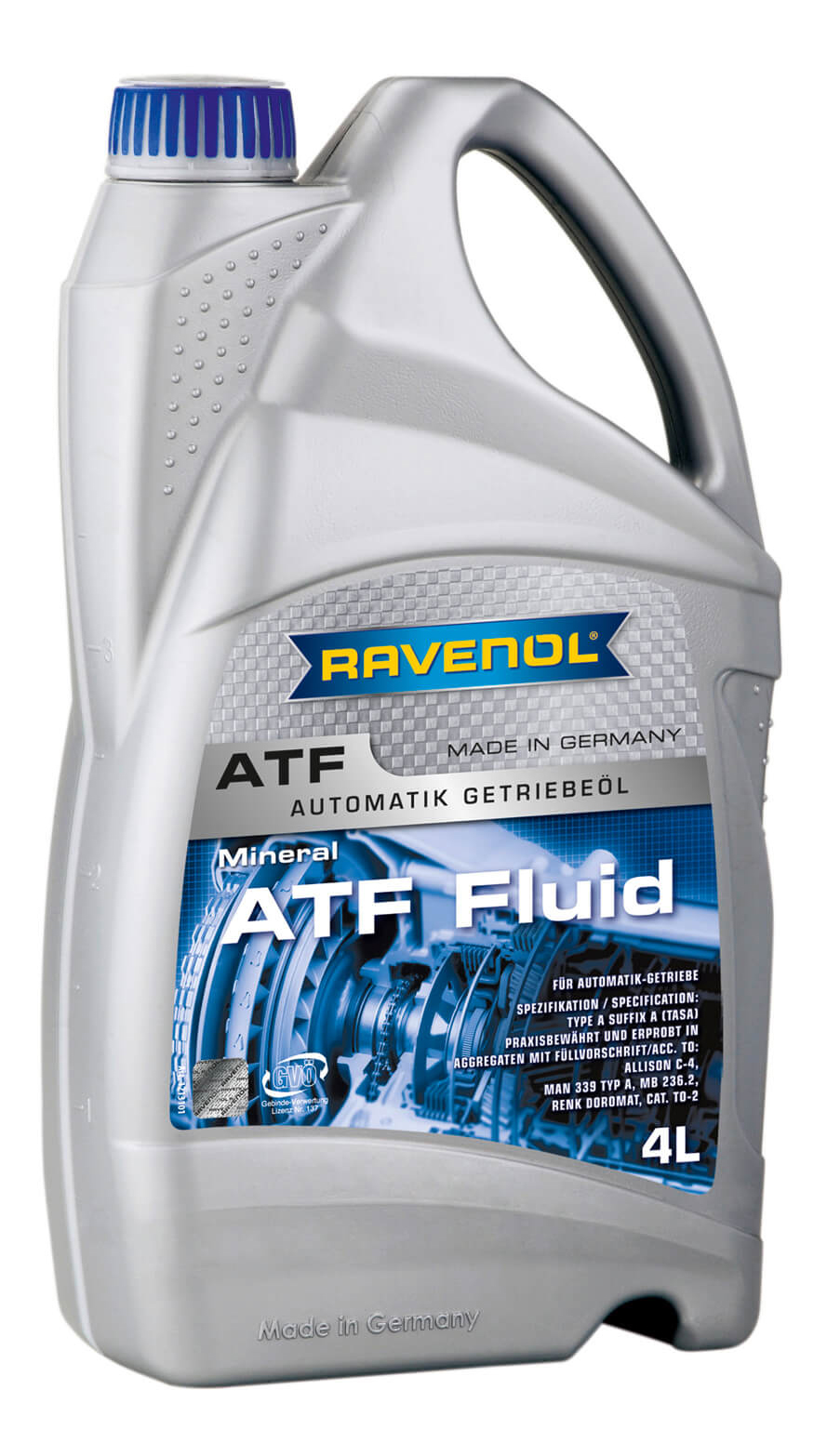 фото Трансмиссионное масло ravenol atf fluid 4л 1213101-004-01-999