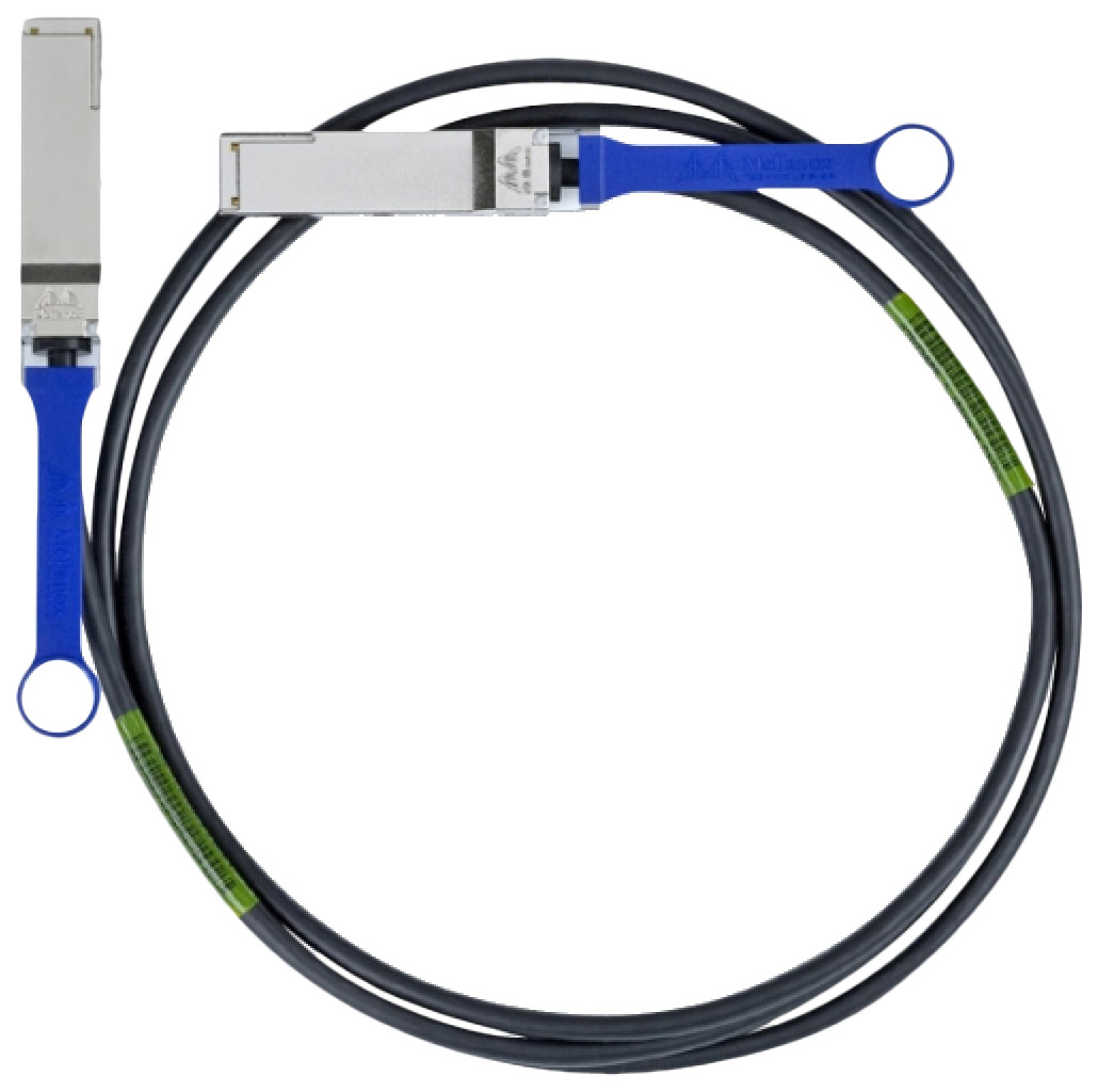фото Кабель mellanox qsfp-qsfp, m-m 3м black (mc2210128-003)