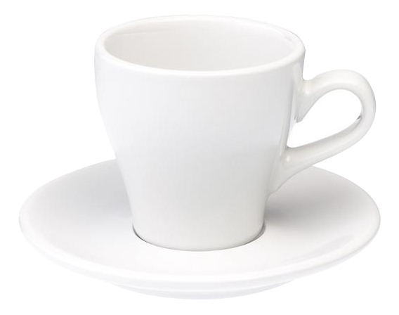 

Чайная пара LOVERAMICS tulip C087-19BWH/C087-20BWH