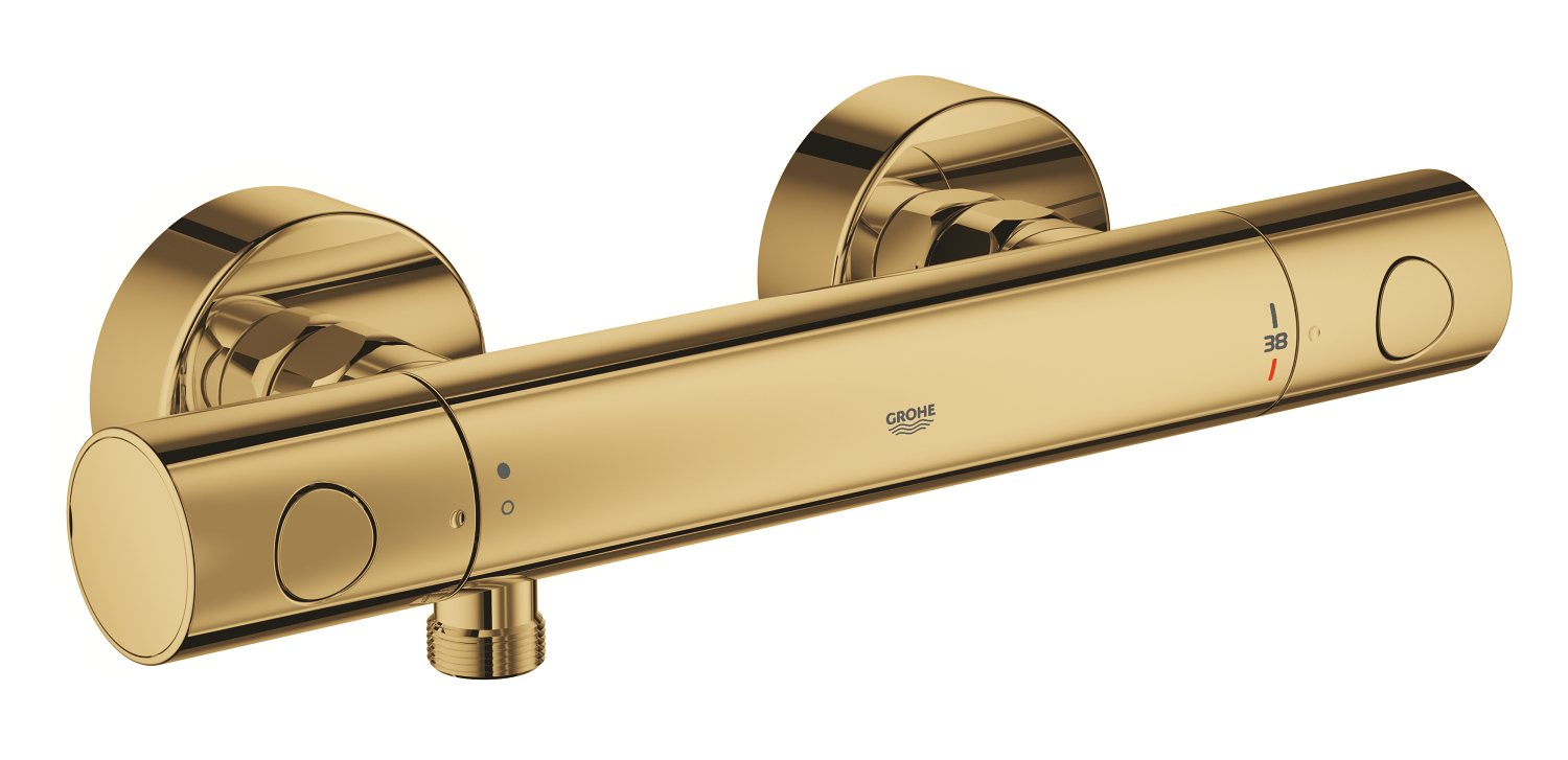 фото Смеситель для душа grohe grohtherm 1000 cosmopolitan m 34065gl2 холодный рассвет