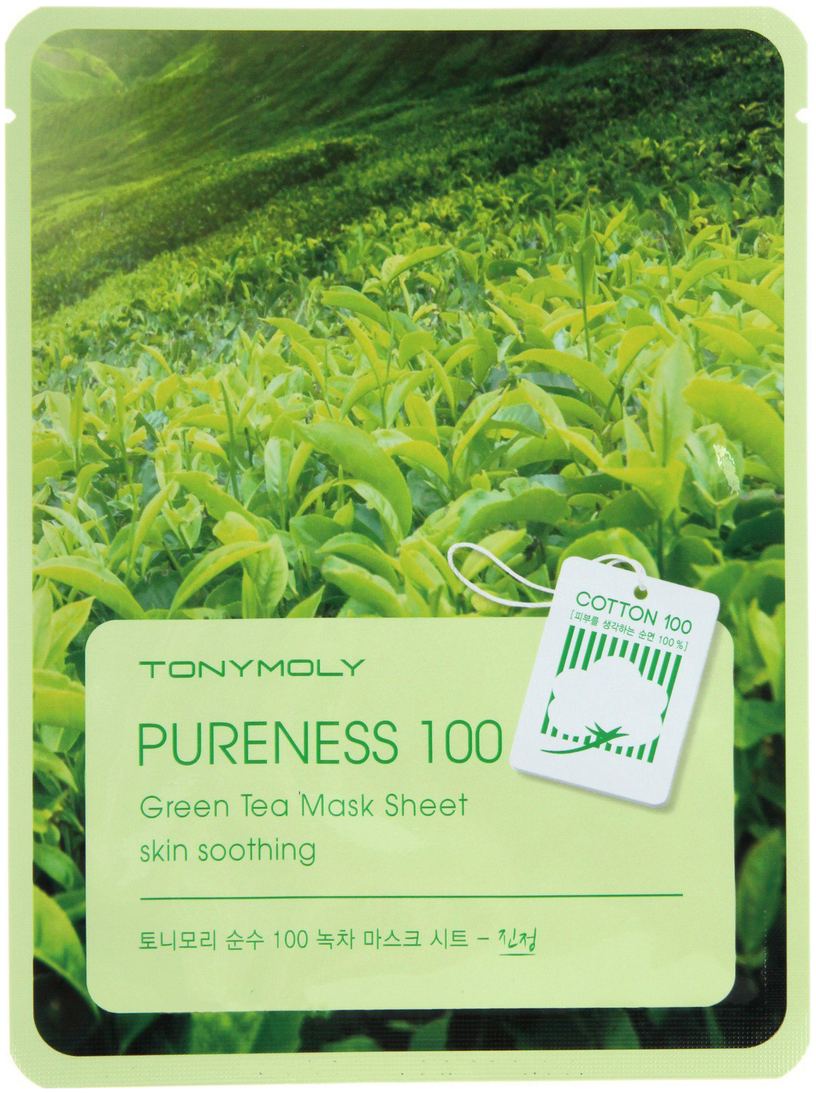Маска для лица Tony Moly Pureness 100 Green Tea Mask Sheet 21 мл