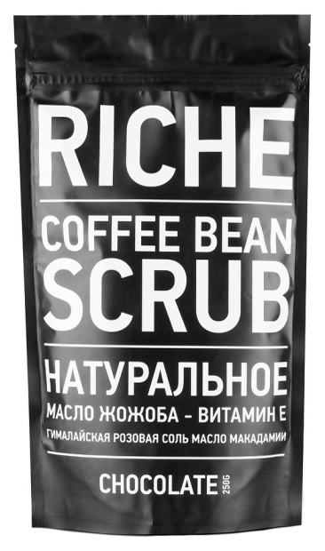 фото Скраб для тела riche chocolate coffee scrub 250 мл