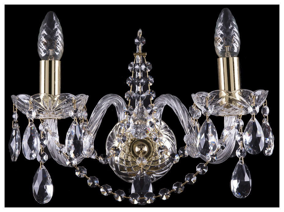 фото Бра bohemia ivele crystal 1411/2/g e14