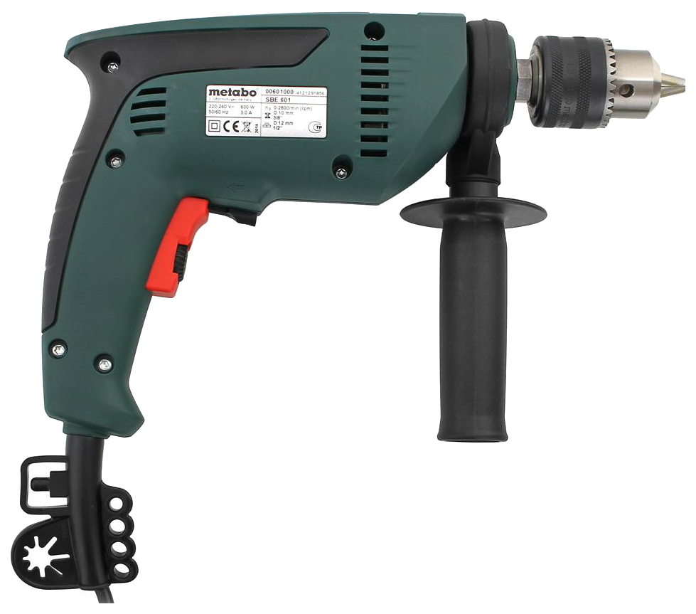 

Сетевая ударная дрель Metabo SBE 601 600601850, SBE 601