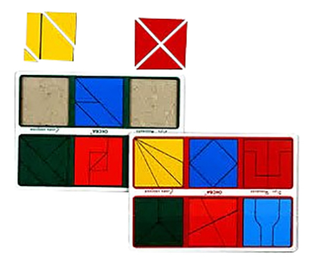 Развивающая игрушка Оксва Сложи квадрат 2-й уровень raduga kids головоломка сложи квадрат б п никитин уровень 1