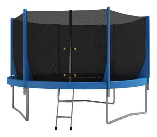 

Батут Optifit Jump с сеткой и лестницей 427 см, blue, Jump