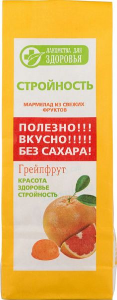 фото Мармелад желейный лакомства для здоровья грейпфрут 170 г
