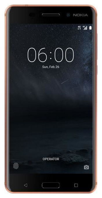 Смартфон Nokia 6 32Gb Copper