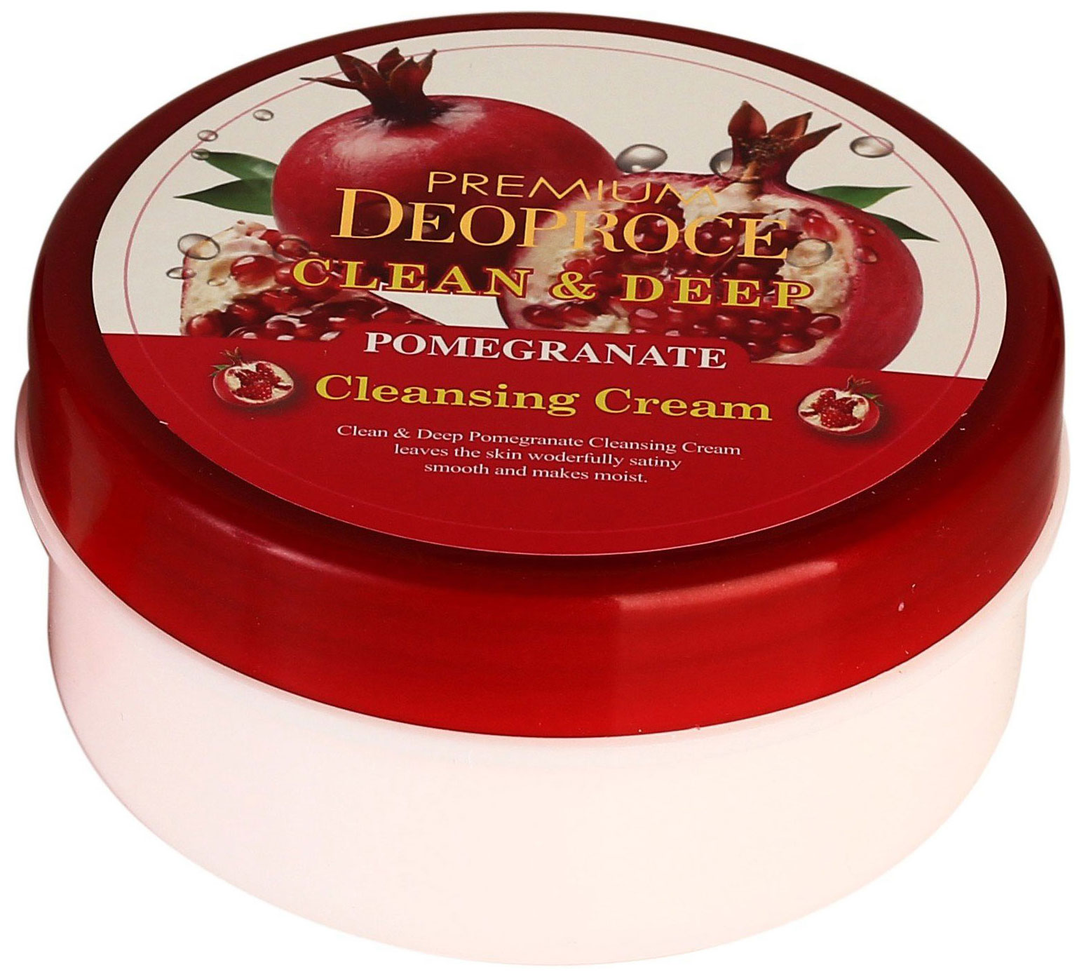 Крем для лица Deoproce Clean & Deep Pomegranate Cleansing 300 мл крем мыло жидкое soapy малина в карамели увлажняющее с дозатором 500 мл clean