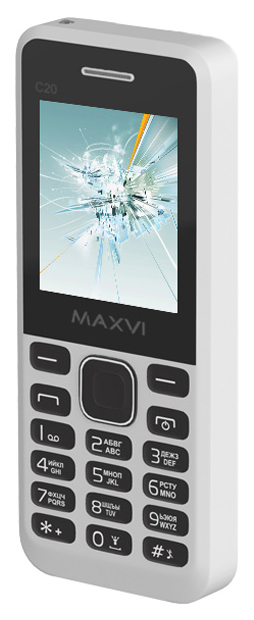 фото Мобильный телефон maxvi c20 white