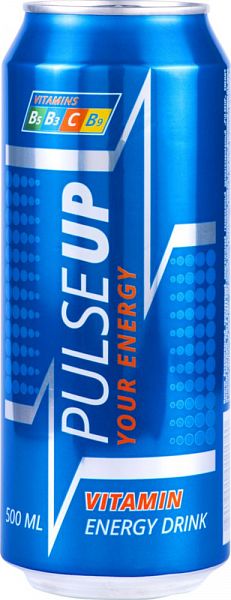 

Напиток энергетический Pulseup energy жестяная банка 0.5 л
