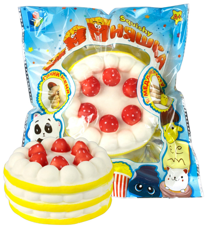 

Игрушка-антистресс 1Toy мммняшка squishy торт T12319, Торт