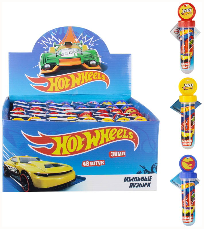 

Мыльные пузыри 1Toy Hot Wheels 30 мл (Т11463), Мыльные пузыри Hot Wheels