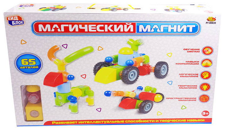 Конструктор магнитный ABtoys Магический магнит PT-00830 конструктор магнитный abtoys магический магнит 42 детали pt 00864