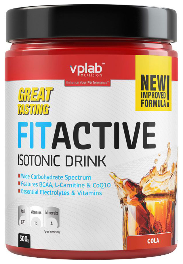 фото Изотоник vplab fitactive, 500 г, cola