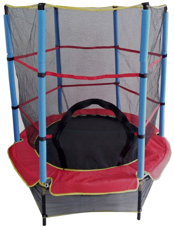 фото Батут dfc trampoline fitness с сеткой 140 см, red