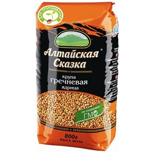 

Гречка зеленая Алтайская сказка 800 г