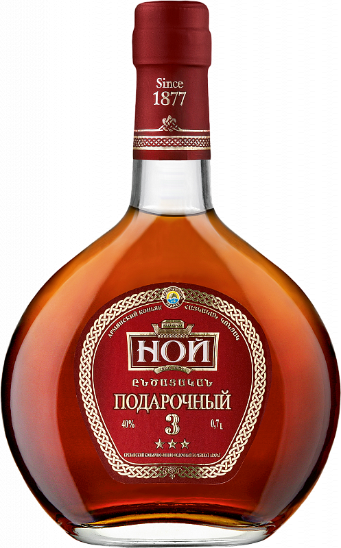 Коньяк NOY Gift 3 y.o. gift box, 700мл