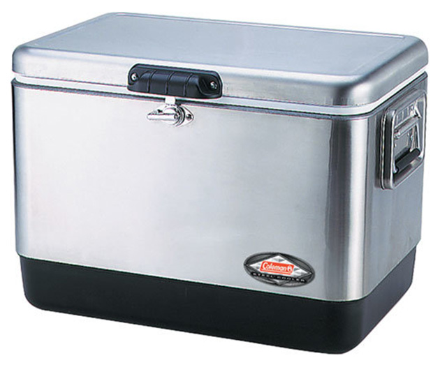 фото Термоконтейнер coleman 54 quart stainless steel cooler