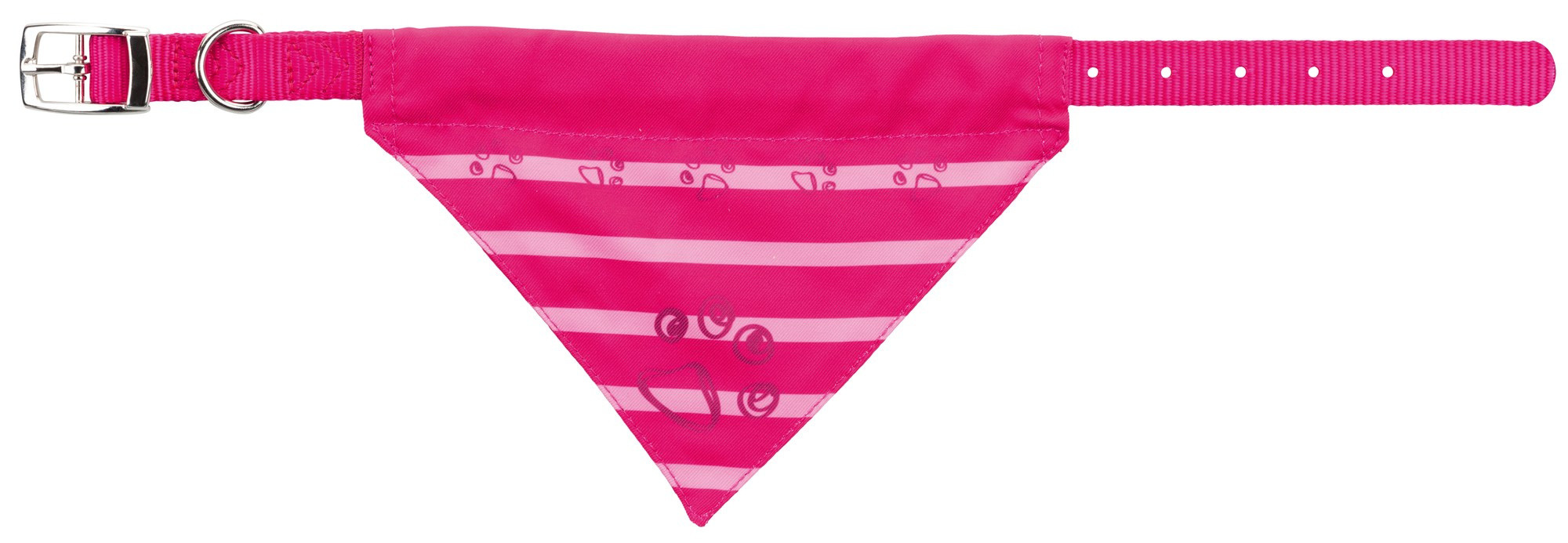 

Ошейник для собак Trixie Nylon с галстучком, фуксия, S–M: 30–38 cм/20 мм, Nylon с галстучком