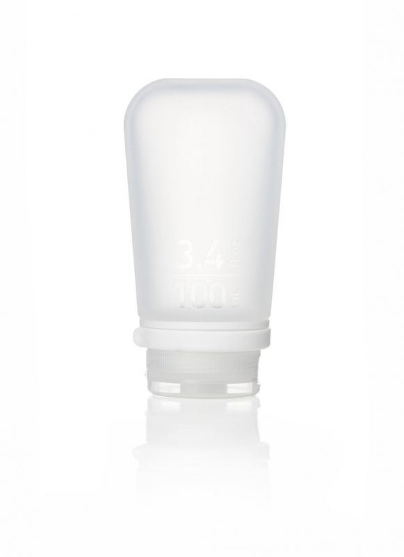 Бутылочка силиконовая Humangear Gotoob+ (100 мл) светло-серый L(100мл)