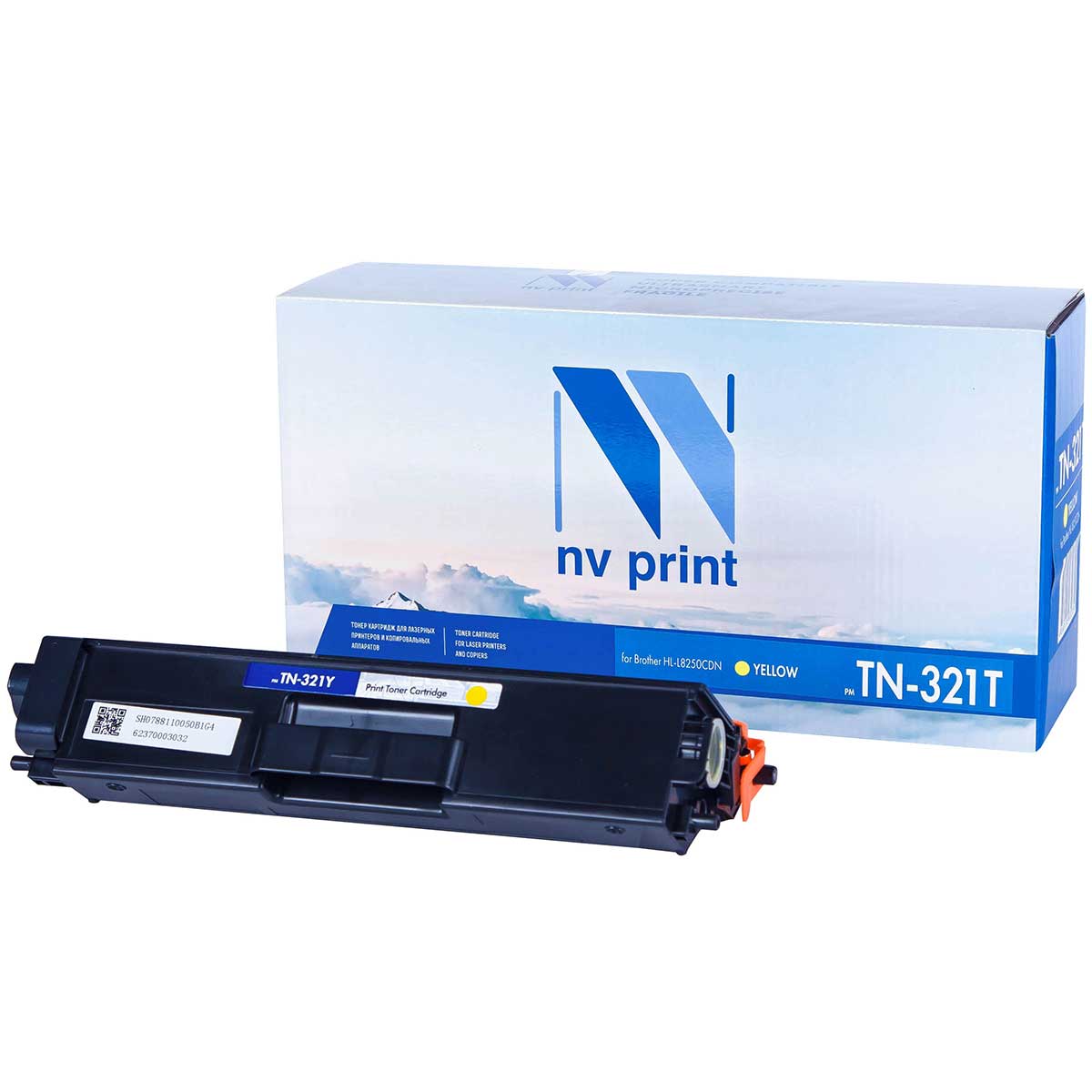 Картридж для лазерного принтера NV Print TN321TY, желтый