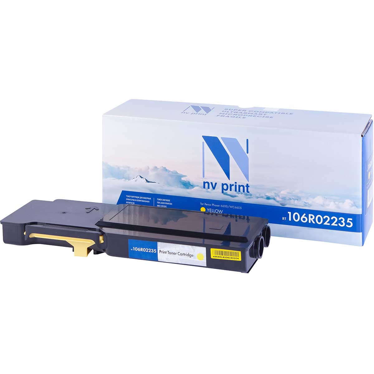 

Картридж для лазерного принтера NV Print 106R02235Y, Yellow, Желтый, NV-106R02235Y