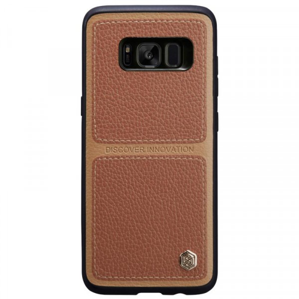 фото Чехол nillkin burt business style series для samsung g955 galaxy s8 plus brown