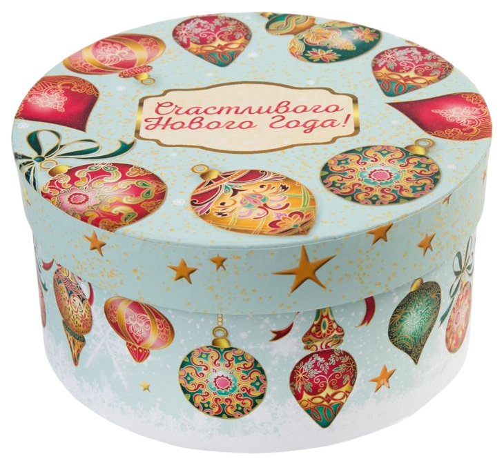 

Коробка подарочная Игрушки на голубом, 14х14х7 см