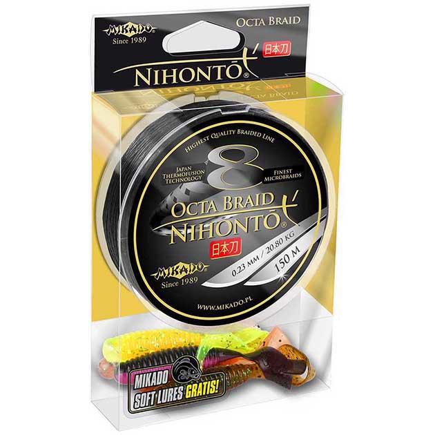 

Леска плетеная Mikado Nihonto Octa Braid 0,3 мм, 150 м, 29,9 кг, black, Черный, Nihonto Octa Braid