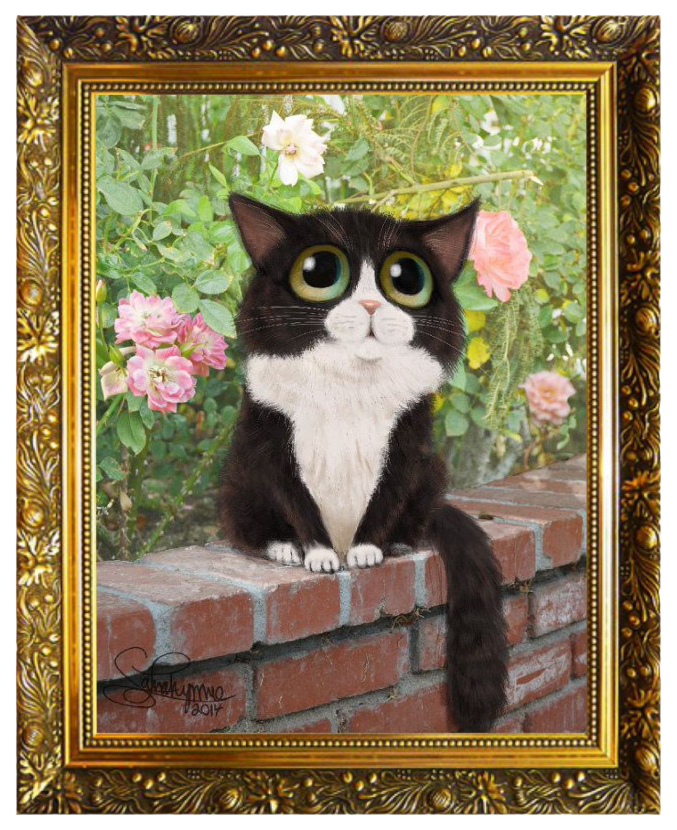 

Алмазная мозаика "Попрошайка" 20 × 27 см, 26 цветов MILATO