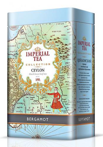 

Чай черный крупнолистовой бергамот Imperial tea collection Ceylon Bergamot ж/б 150 г