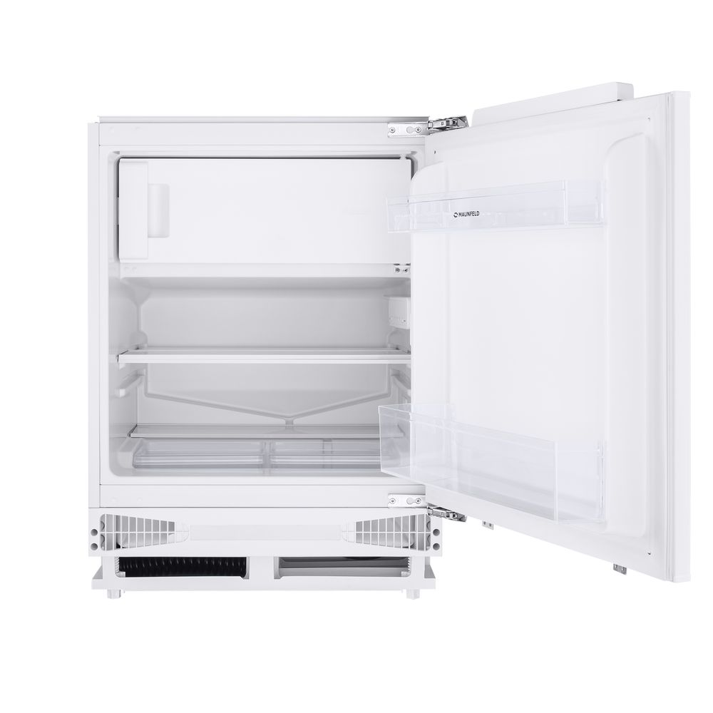 Встраиваемый холодильник MAUNFELD MBF 88SW белый холодильник maunfeld mff182nfwe белый