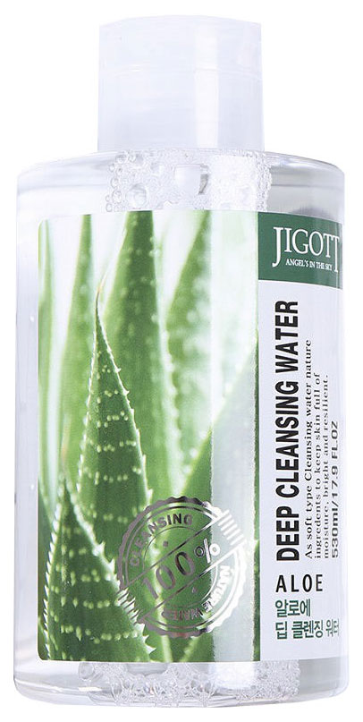 Купить Мицеллярная вода Jigott Deep Cleansing Water Aloe 530 мл